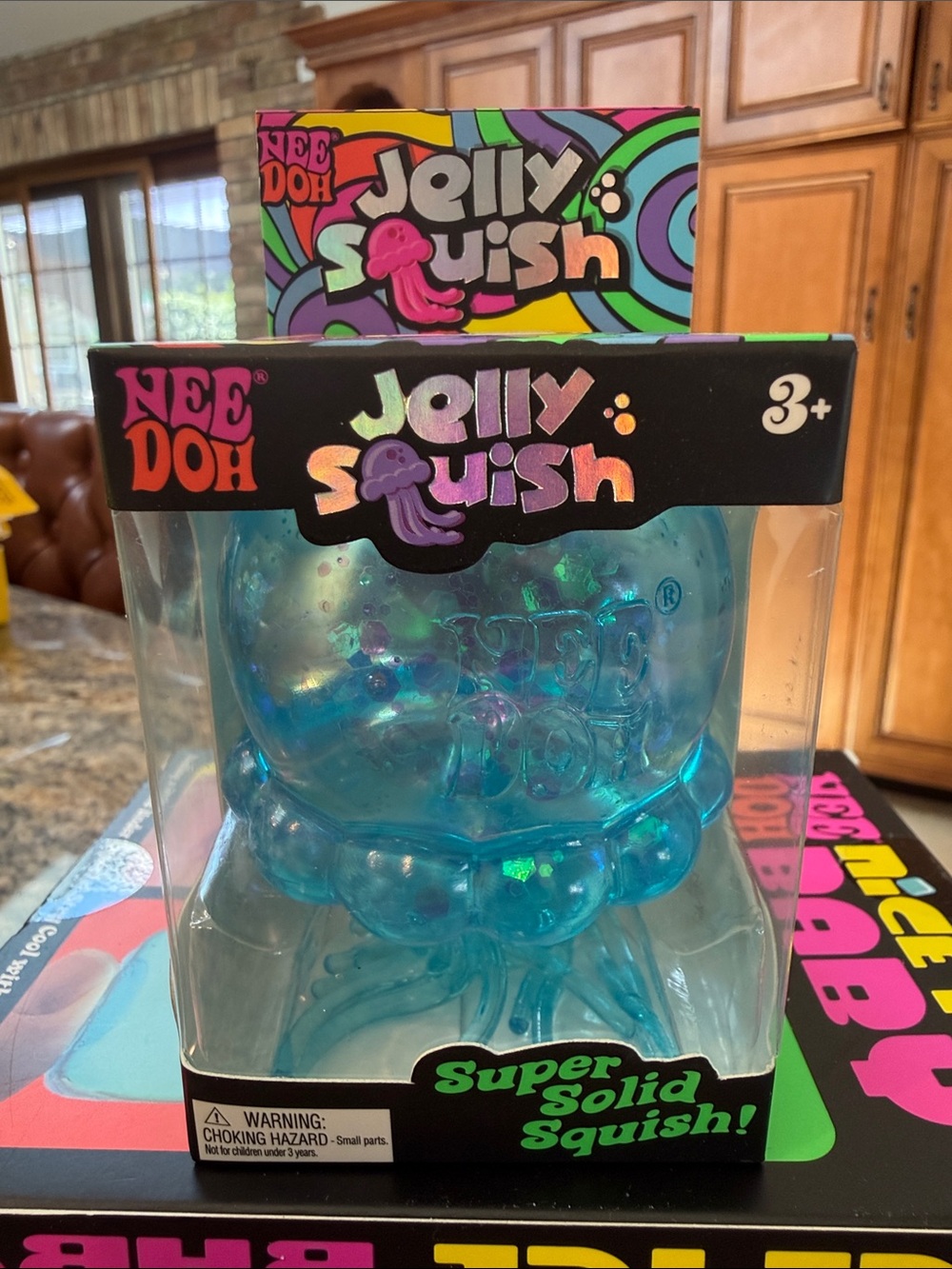 🔥VIRAL RARE* NEE DOH Jelly Squish Jellyfish!!! -authentic. New in box! Blue.